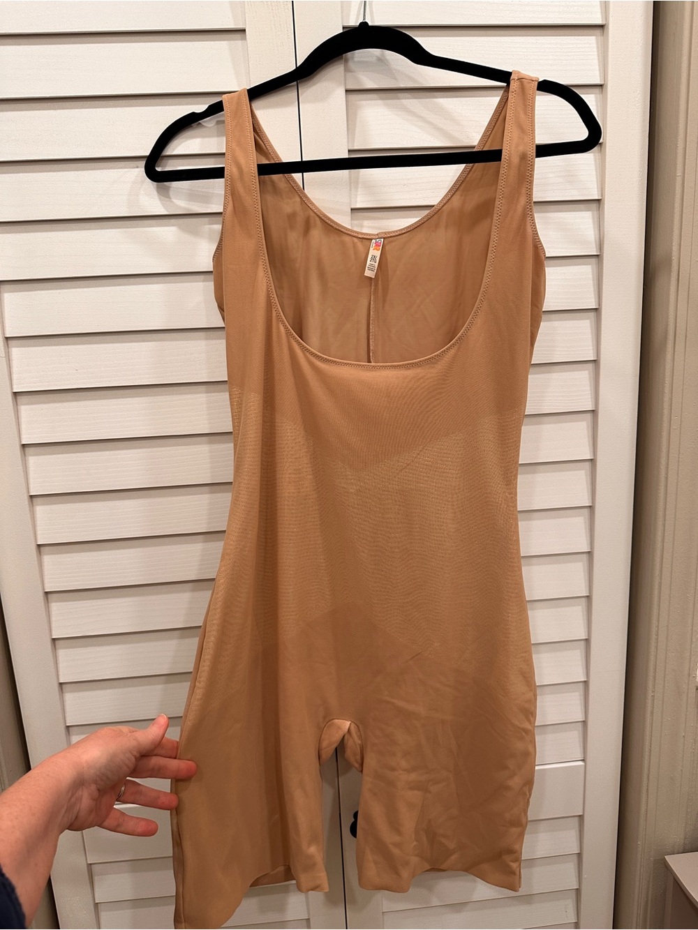 Spanx Star Power nude open bust shape wear